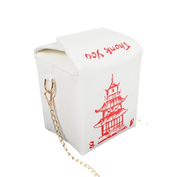 BNWT Chinese Take Out Bag Take Out Clutch Bag - Picture 1 of 4